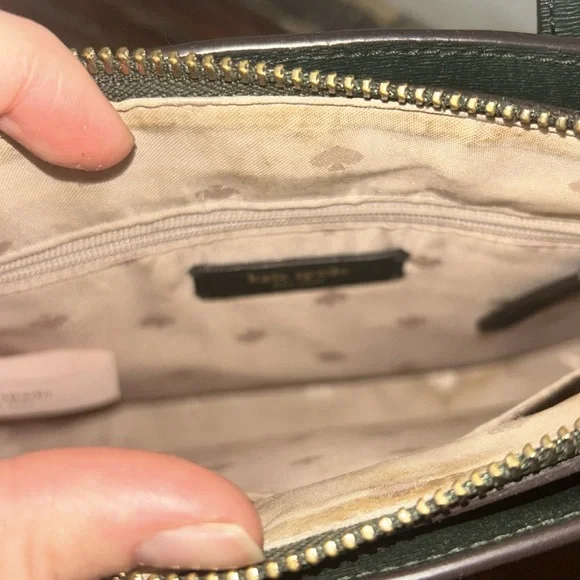 Kate Spade dark green bag - Picture 4 of 7